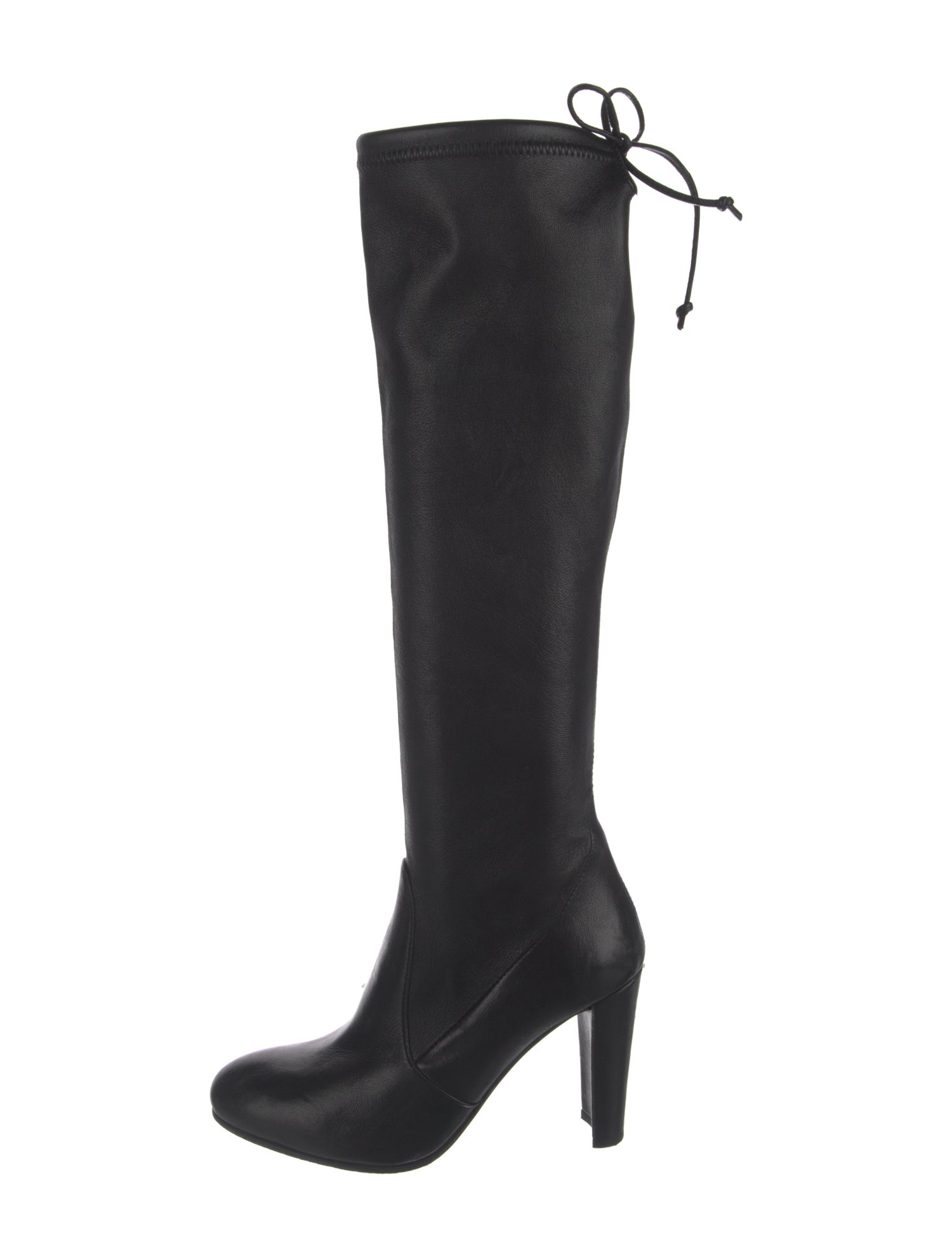 Stuart Weitzman Leather Lace-Up Boots