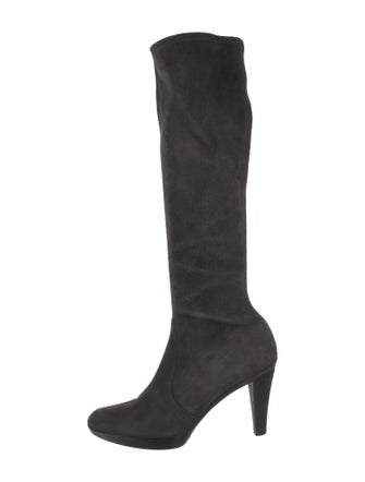 Stuart Weitzman Suede Sock Boots