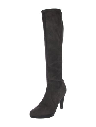 Stuart Weitzman Suede Sock Boots