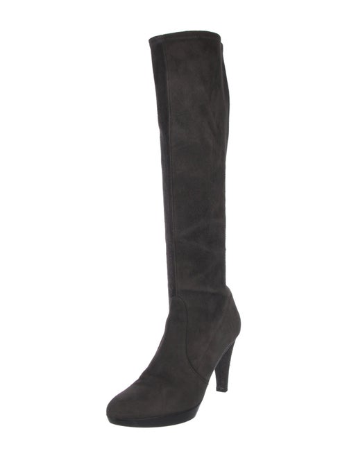 Stuart Weitzman Suede Sock Boots