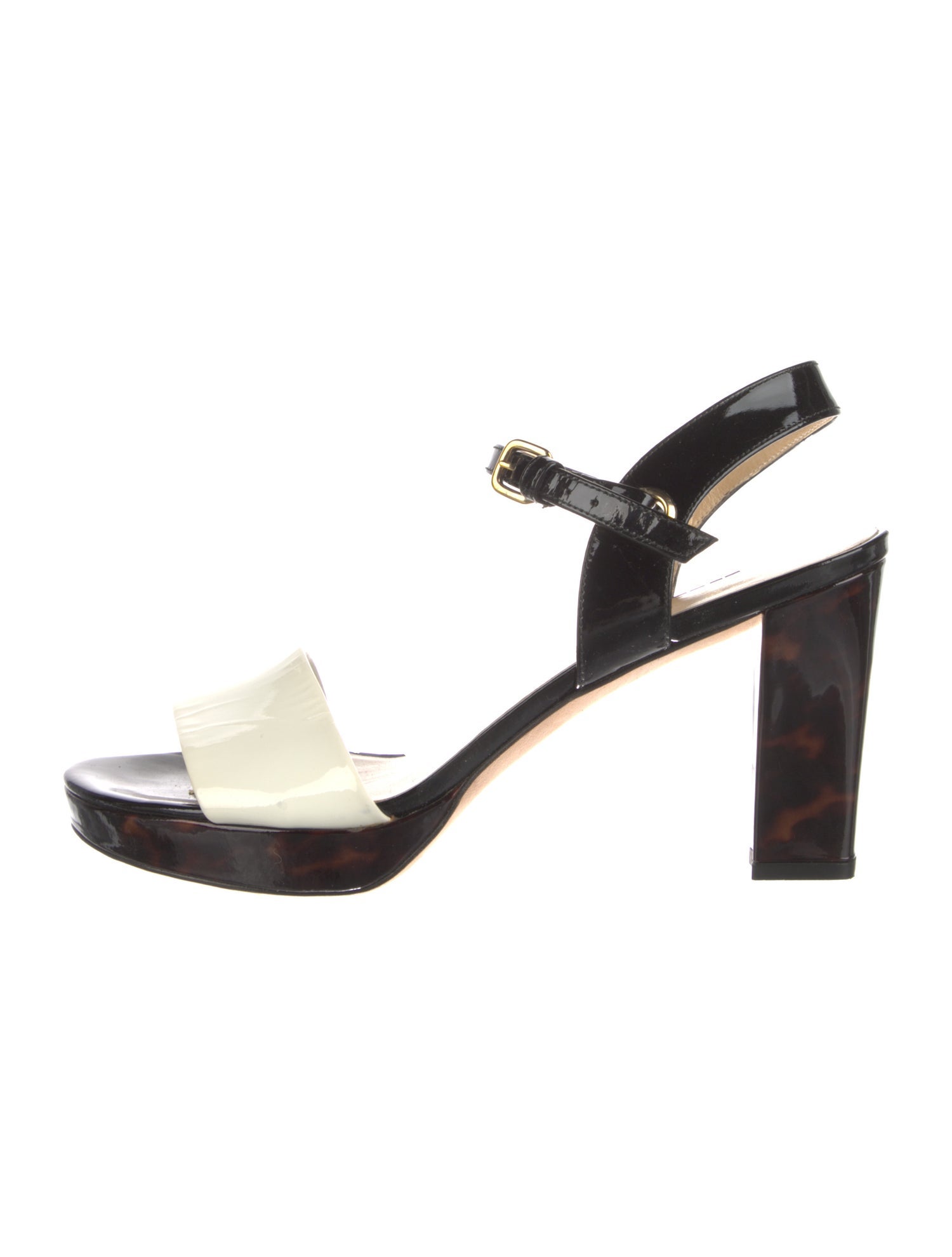 Stuart Weitzman Patent Leather Sandals