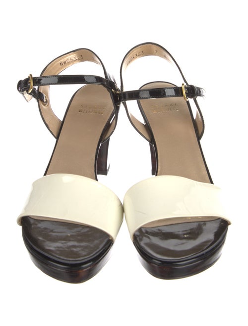 Stuart Weitzman Patent Leather Sandals