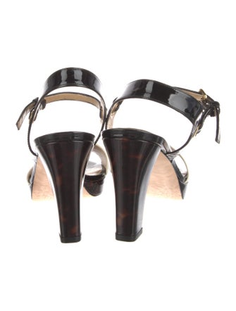 Stuart Weitzman Patent Leather Sandals
