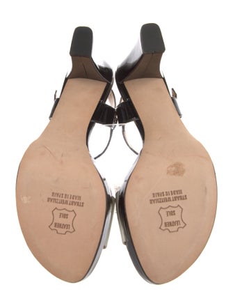 Stuart Weitzman Patent Leather Sandals