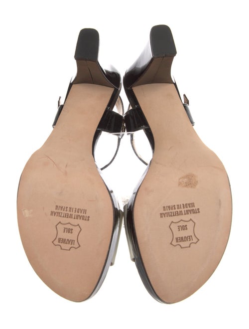 Stuart Weitzman Patent Leather Sandals