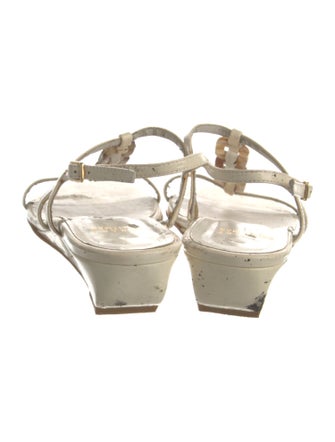 Stuart Weitzman Patent Leather Slingback Sandals