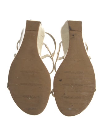 Stuart Weitzman Patent Leather Slingback Sandals