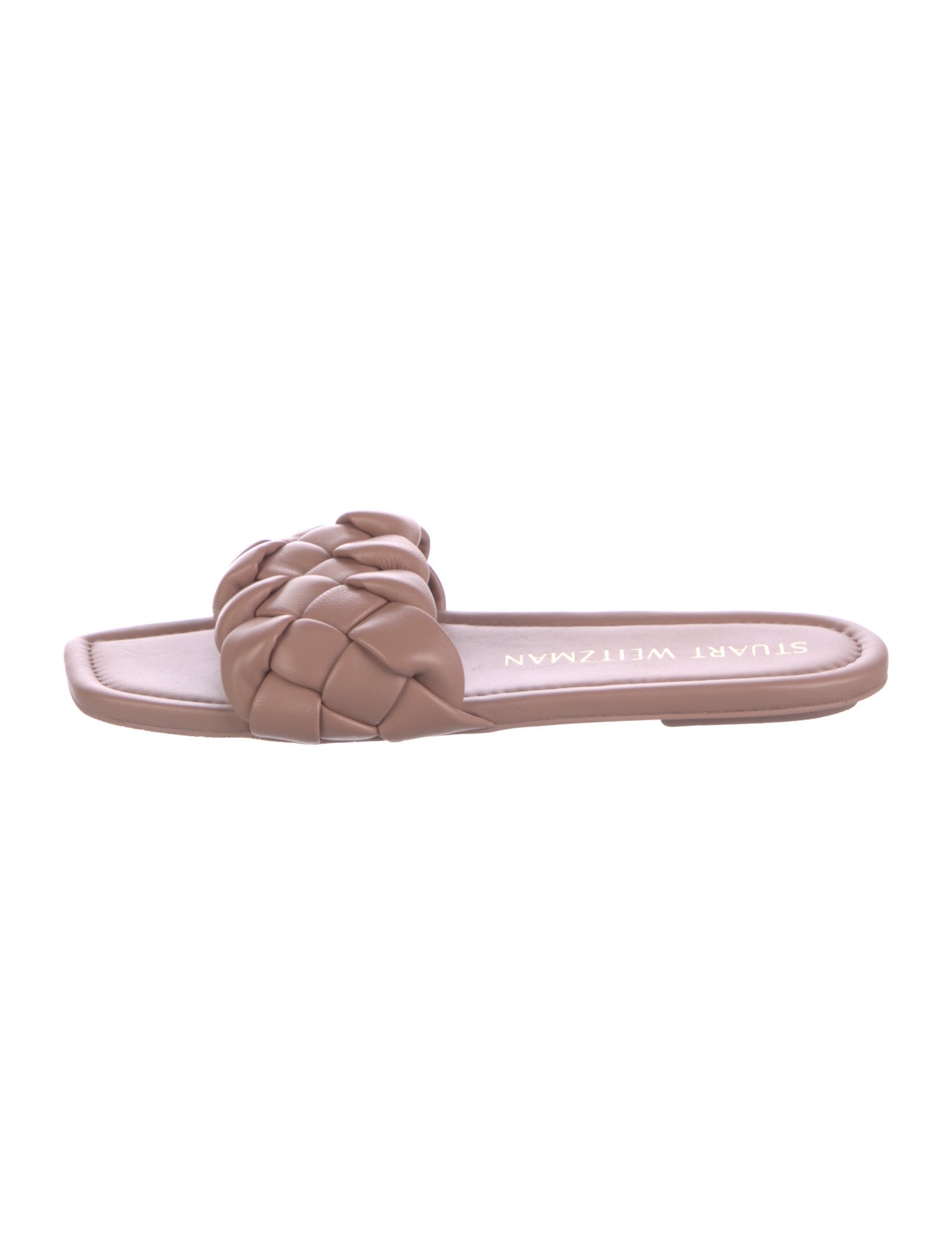 Stuart Weitzman Leather Slides