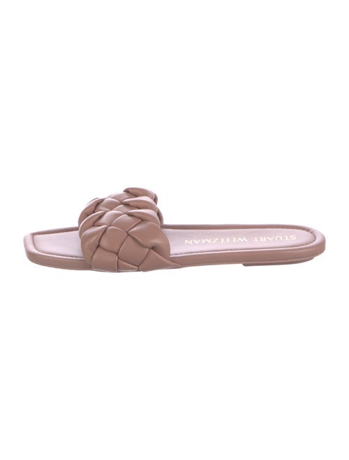 Stuart Weitzman Leather Slides
