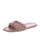 Stuart Weitzman Leather Slides