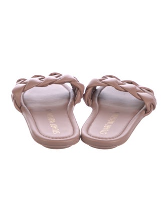 Stuart Weitzman Leather Slides