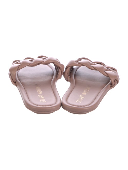 Stuart Weitzman Leather Slides