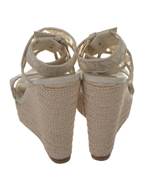 Stuart Weitzman Lace Lace Pattern Espadrilles