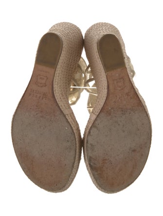 Stuart Weitzman Lace Lace Pattern Espadrilles