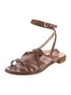 Stuart Weitzman Leather Gladiator Sandals