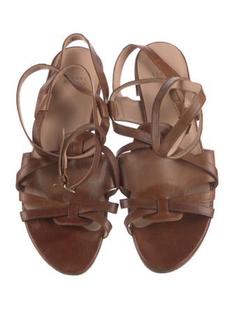 Stuart Weitzman Leather Gladiator Sandals