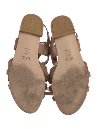 Stuart Weitzman Leather Gladiator Sandals