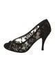 Stuart Weitzman Lace Lace Pattern Pumps