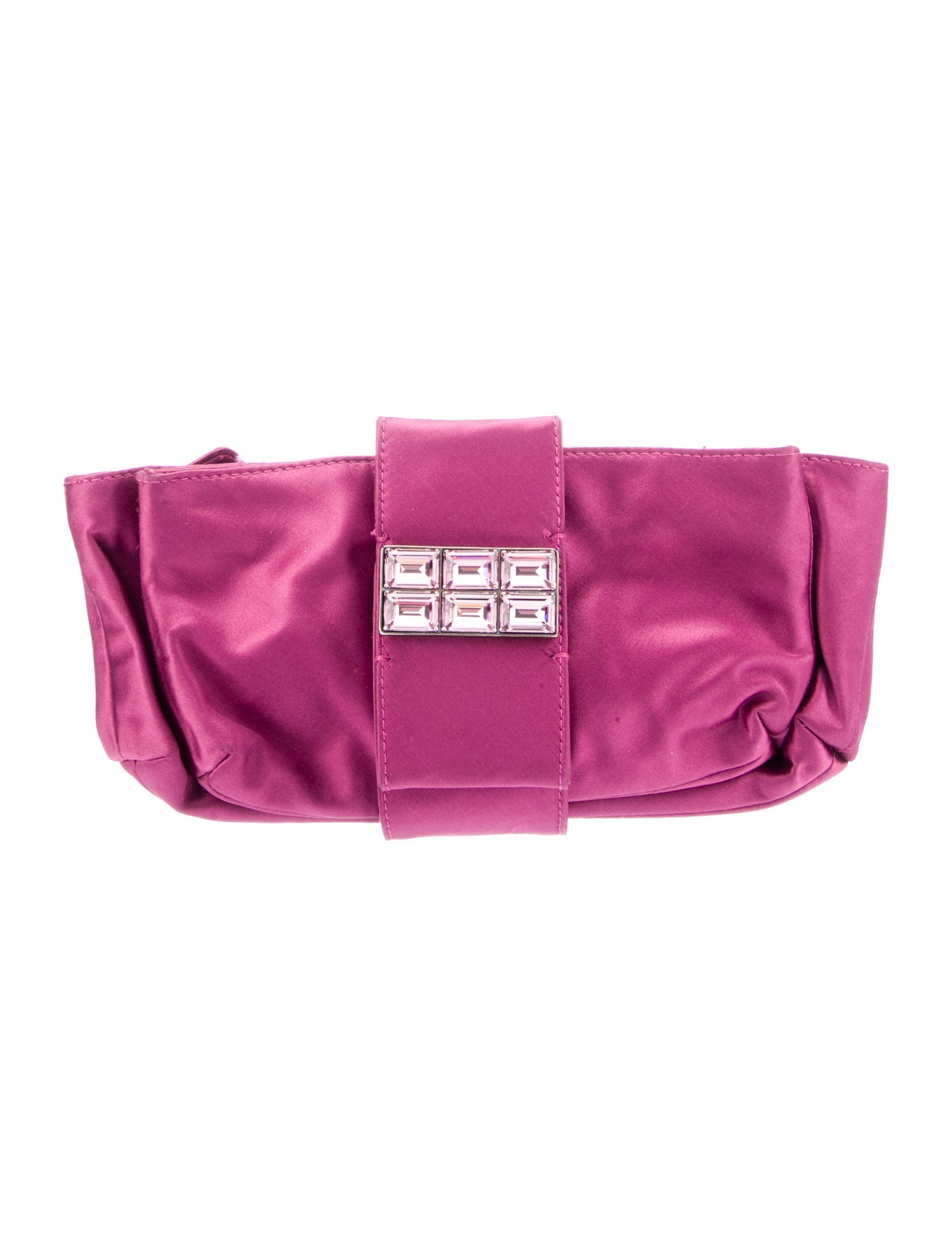 Stuart Weitzman Satin Clutch