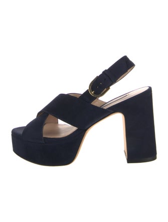 Stuart Weitzman Suede Slingback Pumps