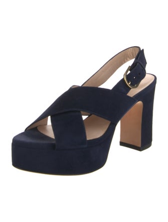 Stuart Weitzman Suede Slingback Pumps