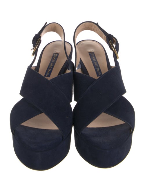 Stuart Weitzman Suede Slingback Pumps