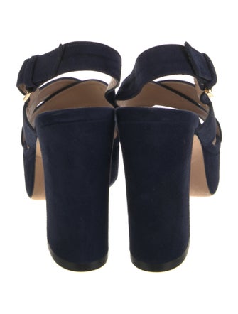 Stuart Weitzman Suede Slingback Pumps