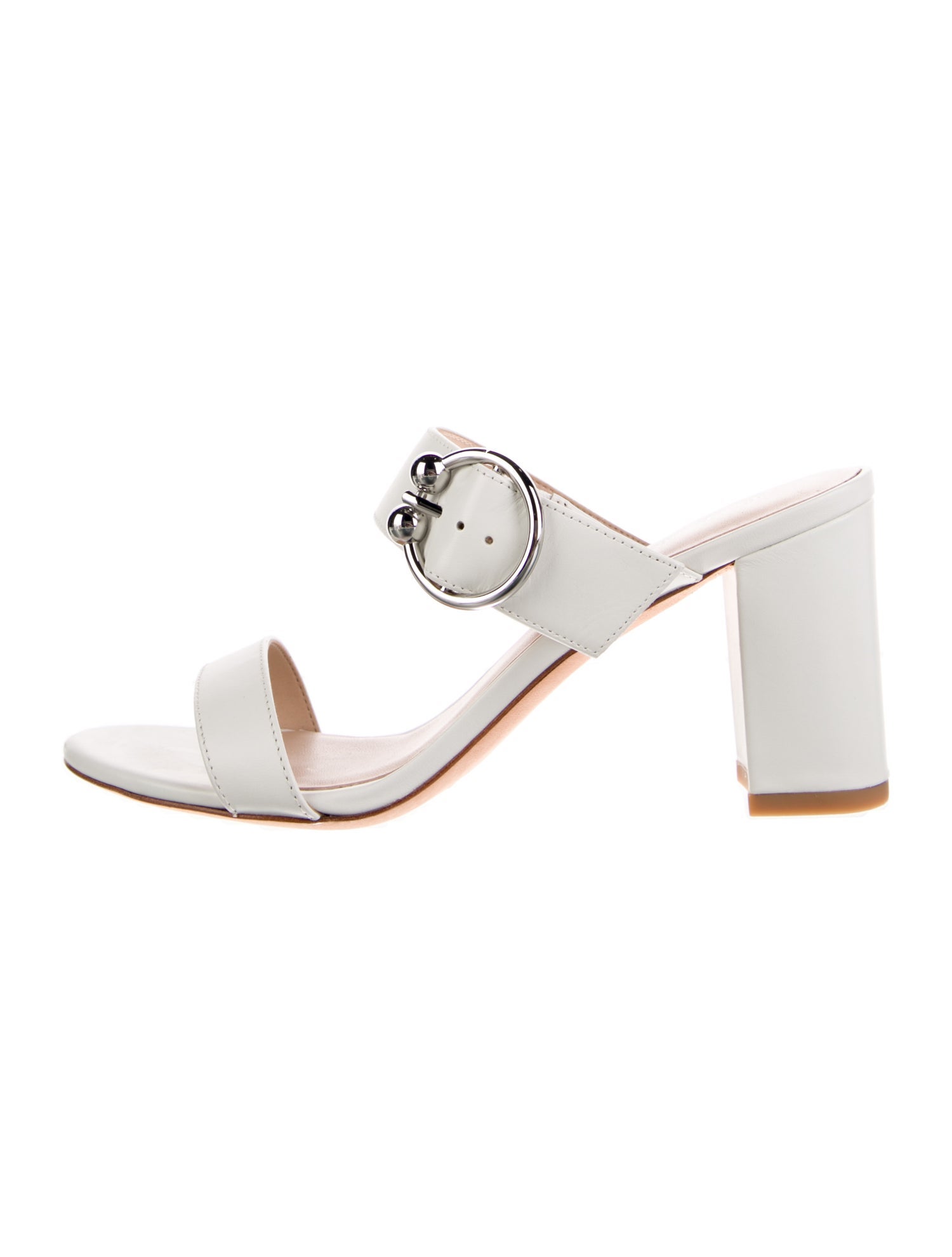 Stuart Weitzman Leather Mules