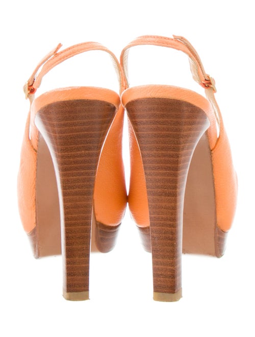 Stuart Weitzman Leather Slingback Pumps