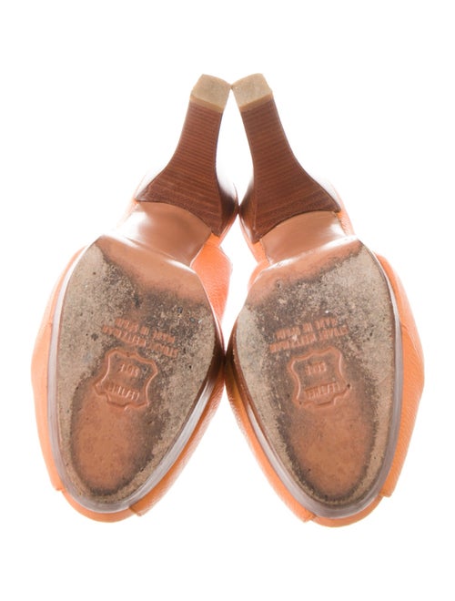 Stuart Weitzman Leather Slingback Pumps