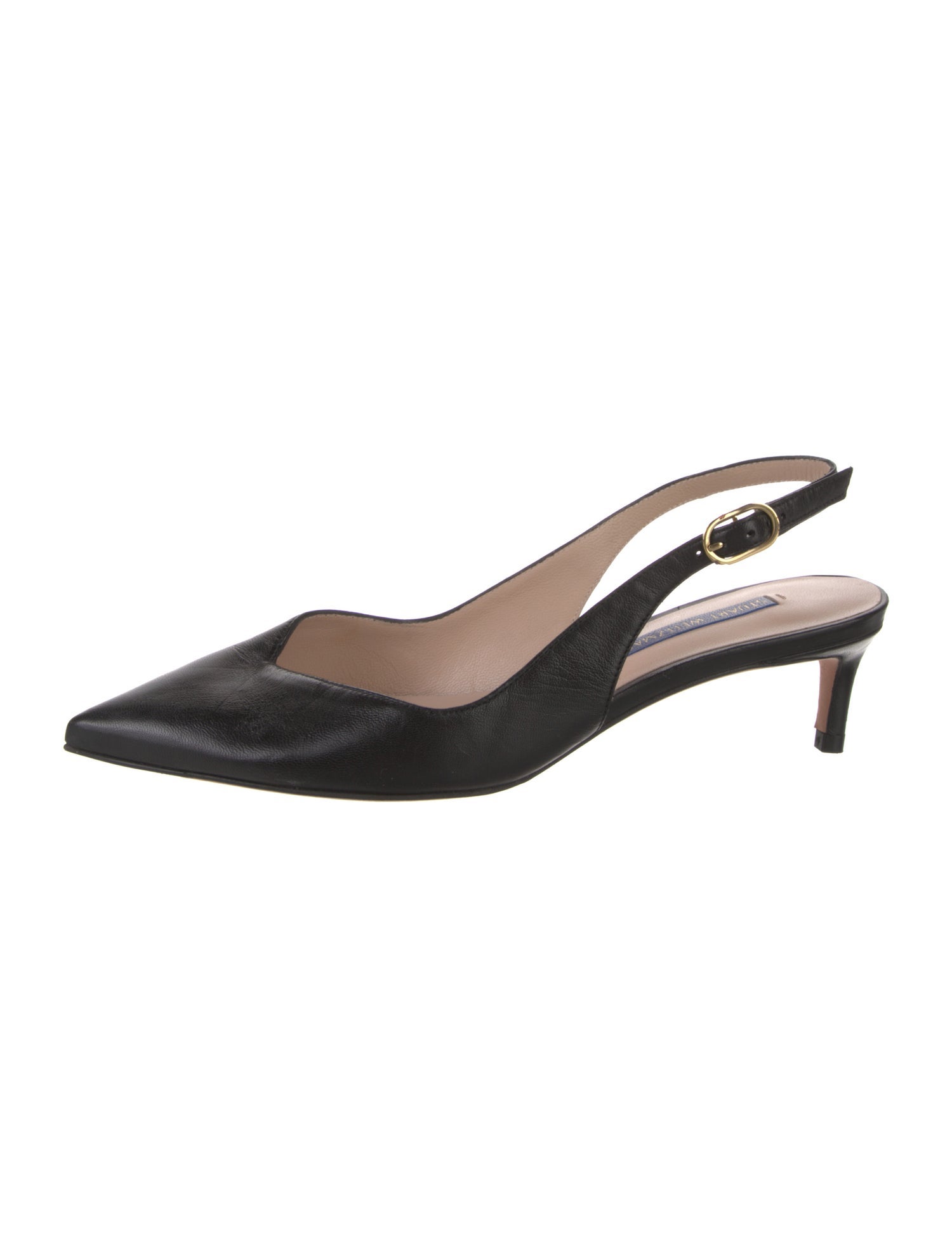 Stuart Weitzman Leather Slingback Pumps