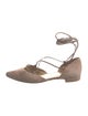 Stuart Weitzman Suede D'Orsay Flats