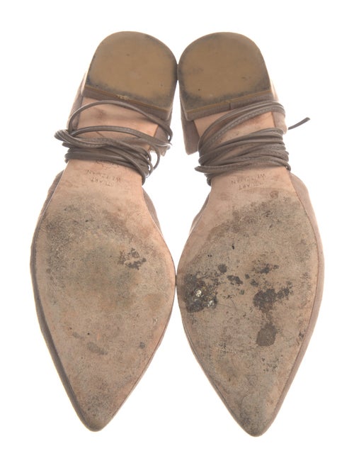Stuart Weitzman Suede D'Orsay Flats
