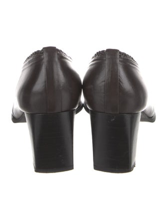 Stuart Weitzman Leather Braided Accents Pumps