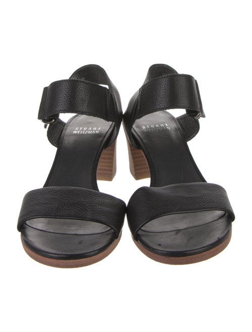 Stuart Weitzman Leather Espadrilles