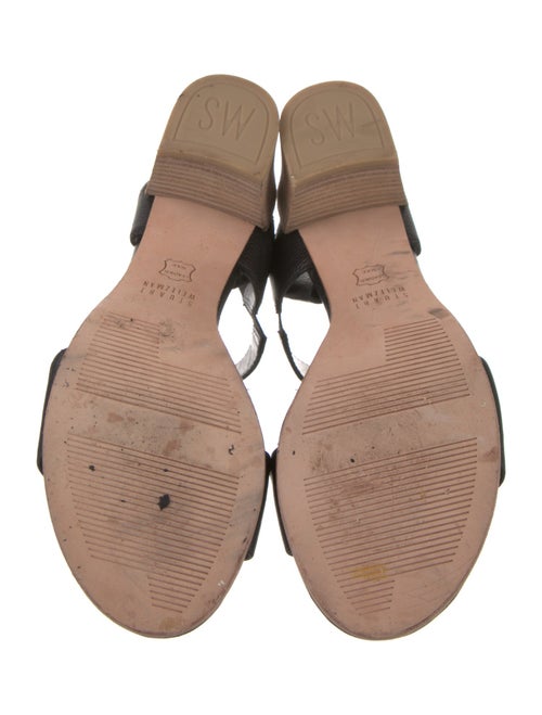 Stuart Weitzman Leather Espadrilles