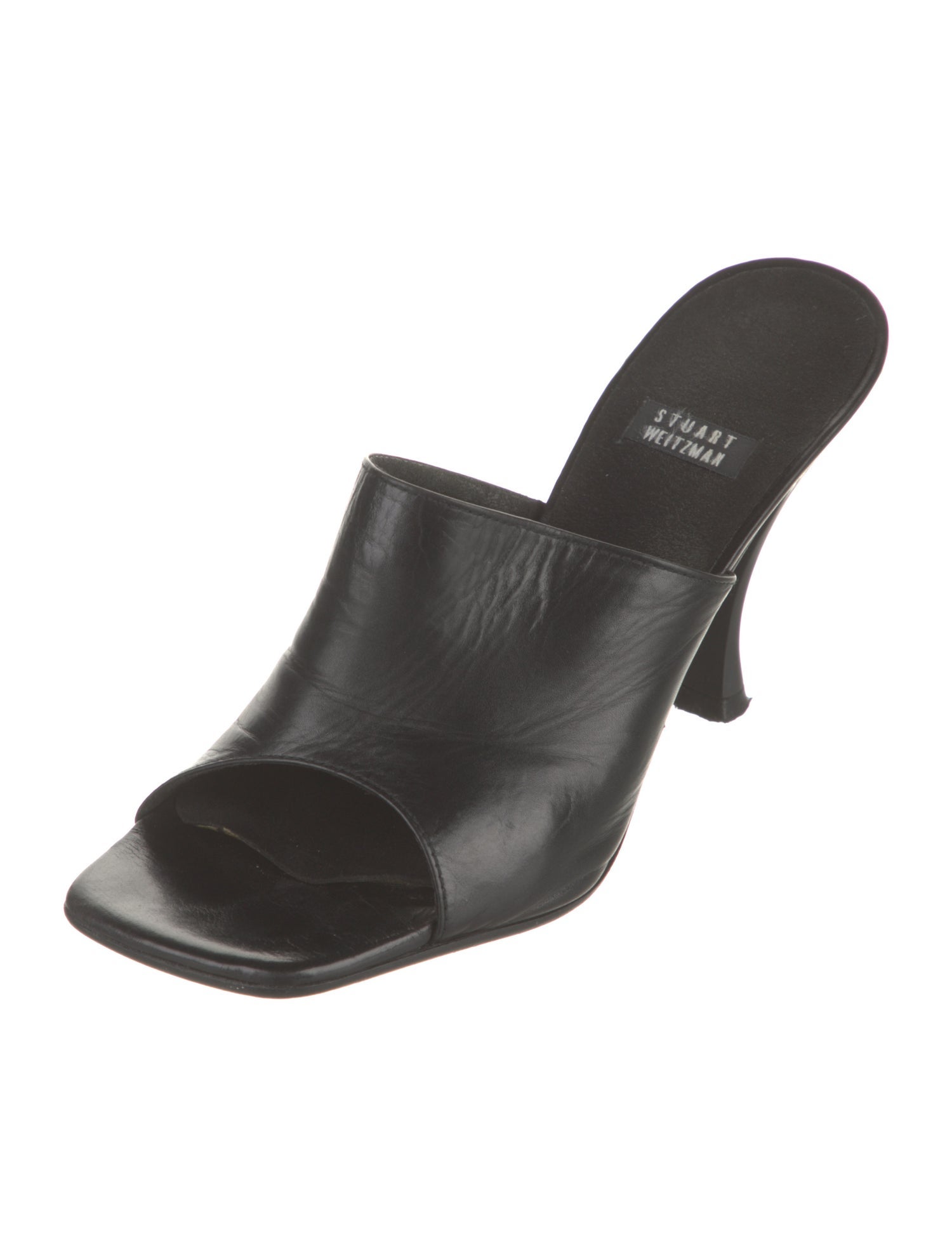 Stuart Weitzman Leather Mules