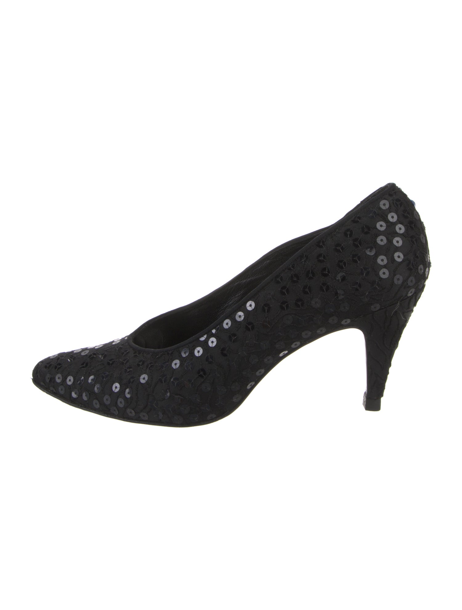 Stuart Weitzman Sequin Embellishments Pumps