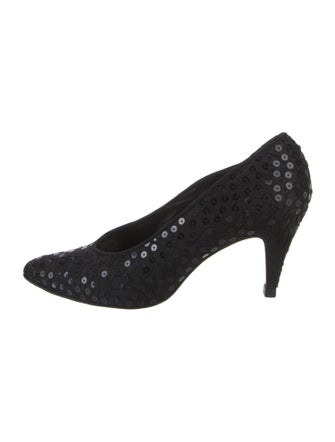 Stuart Weitzman Sequin Embellishments Pumps