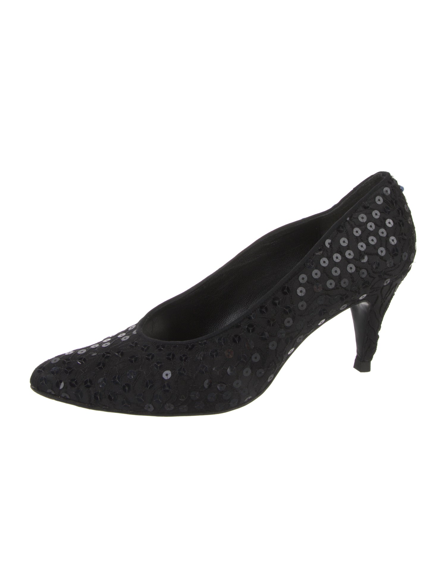 Stuart Weitzman Sequin Embellishments Pumps
