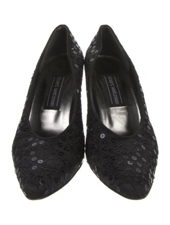 Stuart Weitzman Sequin Embellishments Pumps