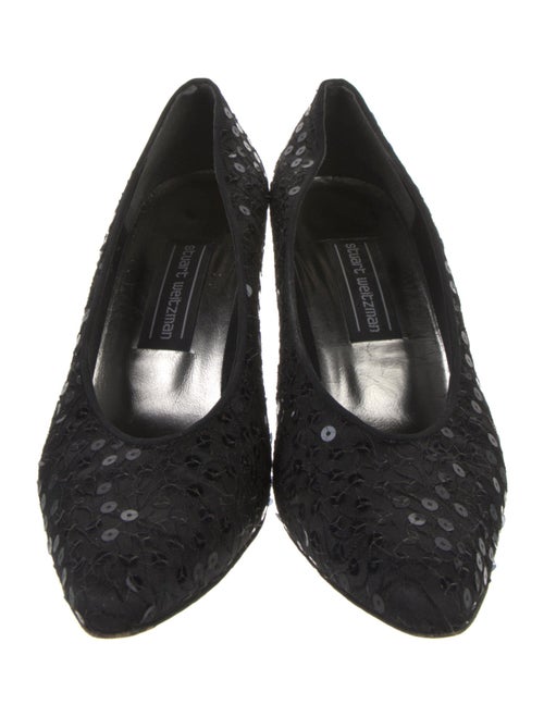 Stuart Weitzman Sequin Embellishments Pumps