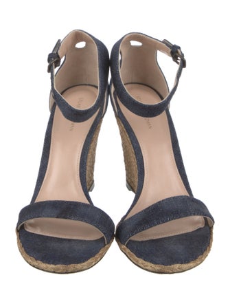 Stuart Weitzman Denim Espadrilles