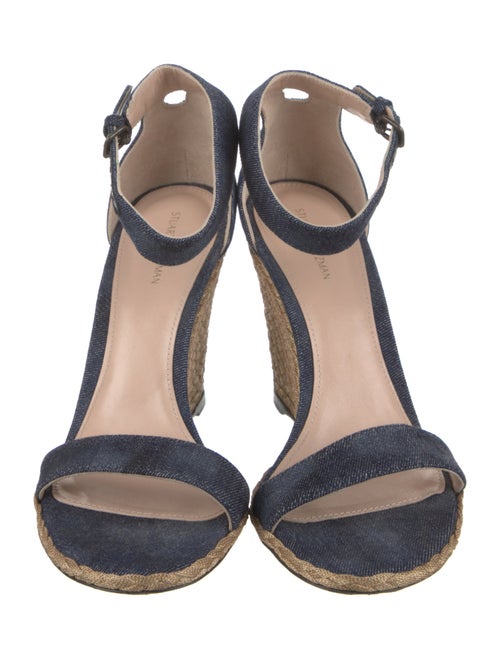 Stuart Weitzman Denim Espadrilles