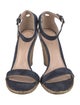 Stuart Weitzman Denim Espadrilles