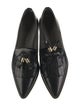 Stuart Weitzman Leather Tassel Accents Loafers