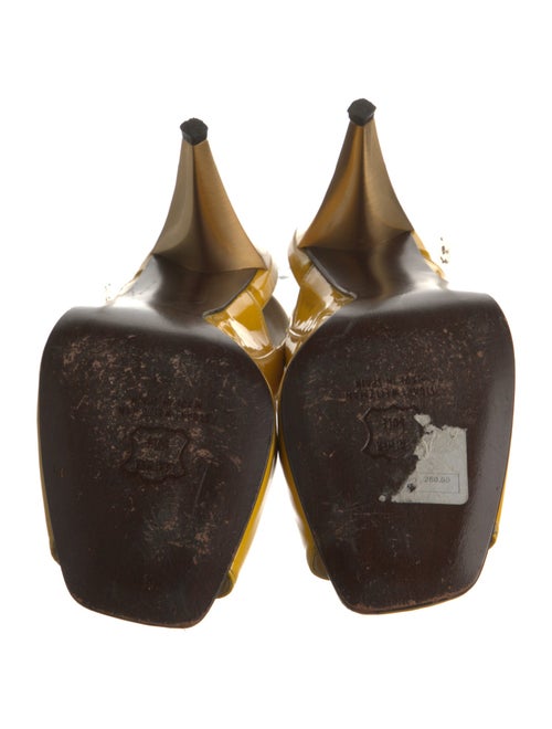 Stuart Weitzman Patent Leather Slingback Pumps