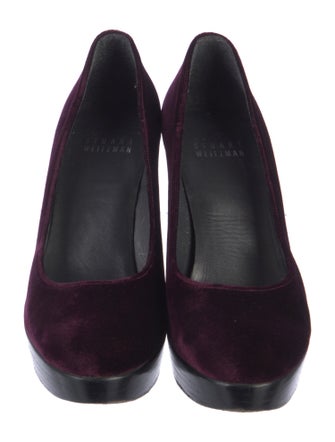 Stuart Weitzman Velvet Pumps