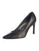Stuart Weitzman Leather Animal Print Pumps