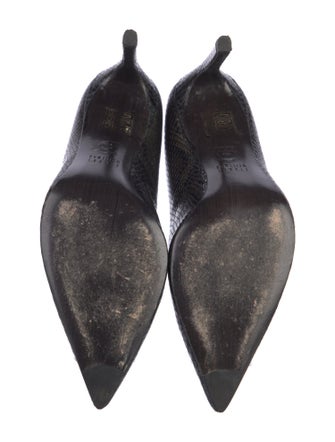 Stuart Weitzman Leather Animal Print Pumps